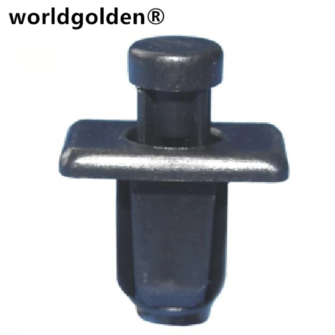 Фиксаторы worldgolden 100 шт., черный фиксатор решетки радиатора для Nissan 66814-01G00