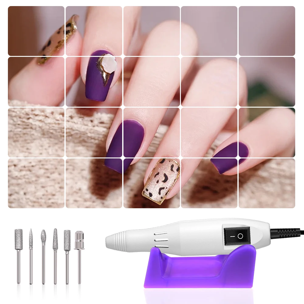 Yikoolin Профессиональный Набор Электрических Маникюрных Сверл Электронная Пилочка