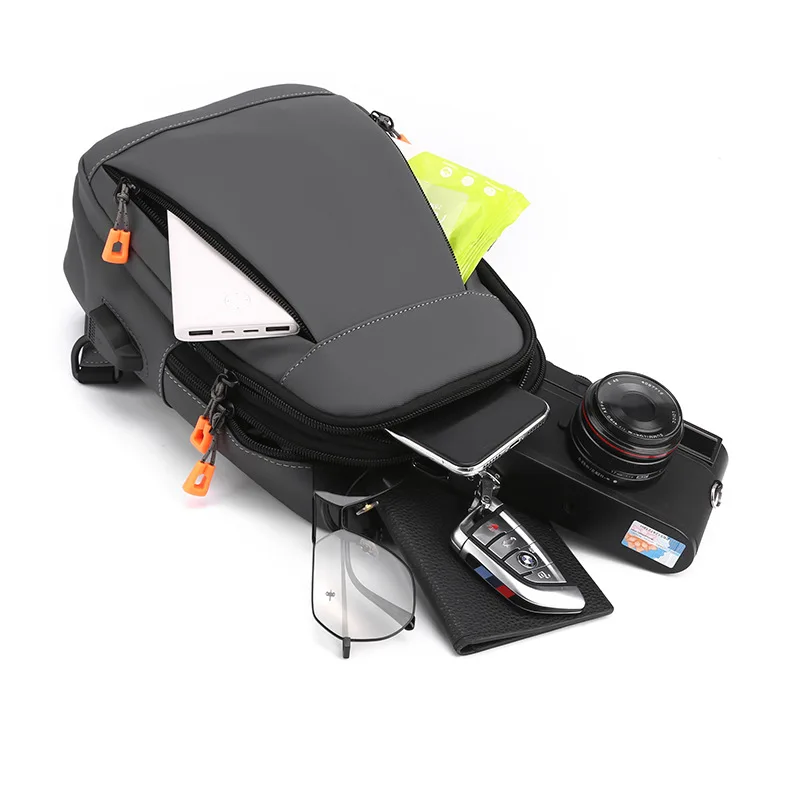 INS Recommend Men's Chest Bags Sling Messenger Shoulder Crossbody Bag Men‘s Casual Travel Female Large Bags Handbag bolasa