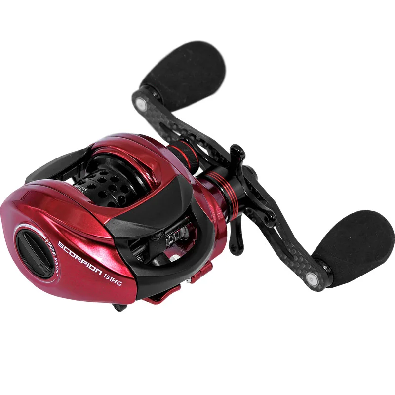 Reel 6.3:1 Rotating Speed 11+1Bb Left Hand Right Hand Bait Casting Fishing Reels Gear Baitcast Reel Magnetic Brake Fishing