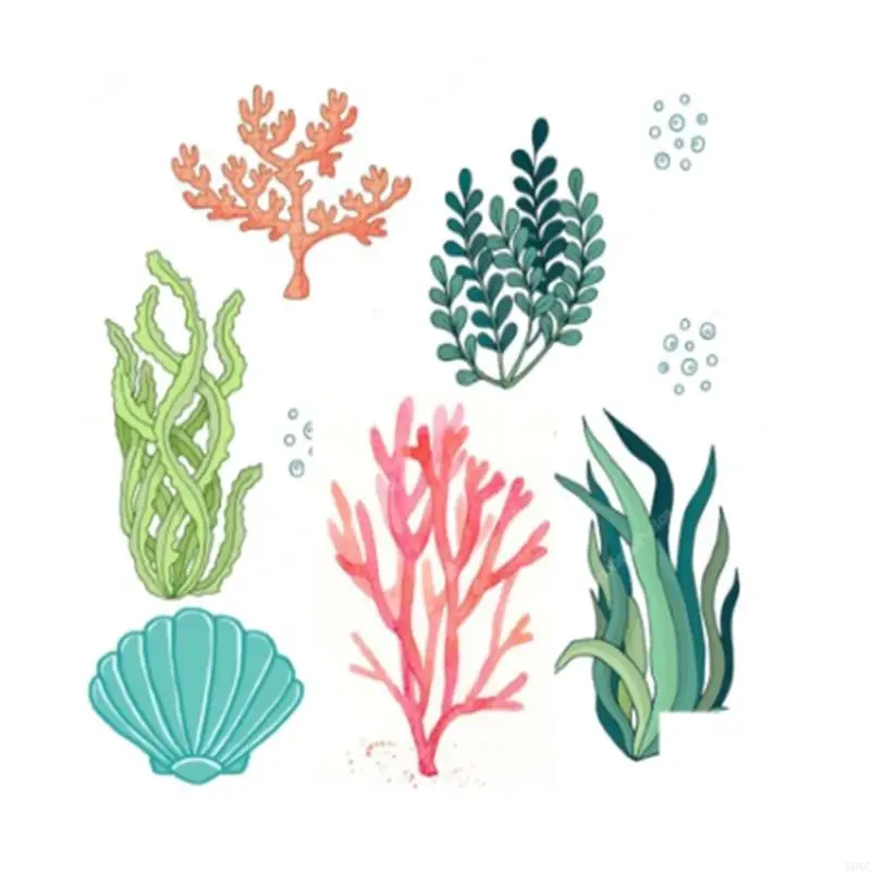 Металлические пресс-формы U6XC Coral Metal для скрапбукинга