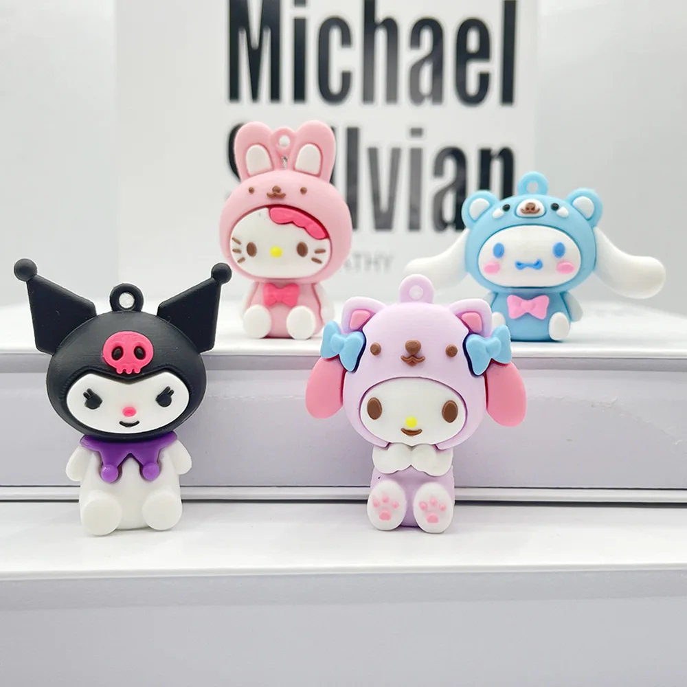 

Cute Doll Schoolbag Key Chain Meileti Kulomi New Jade Guigou Kt Cat Key Chain