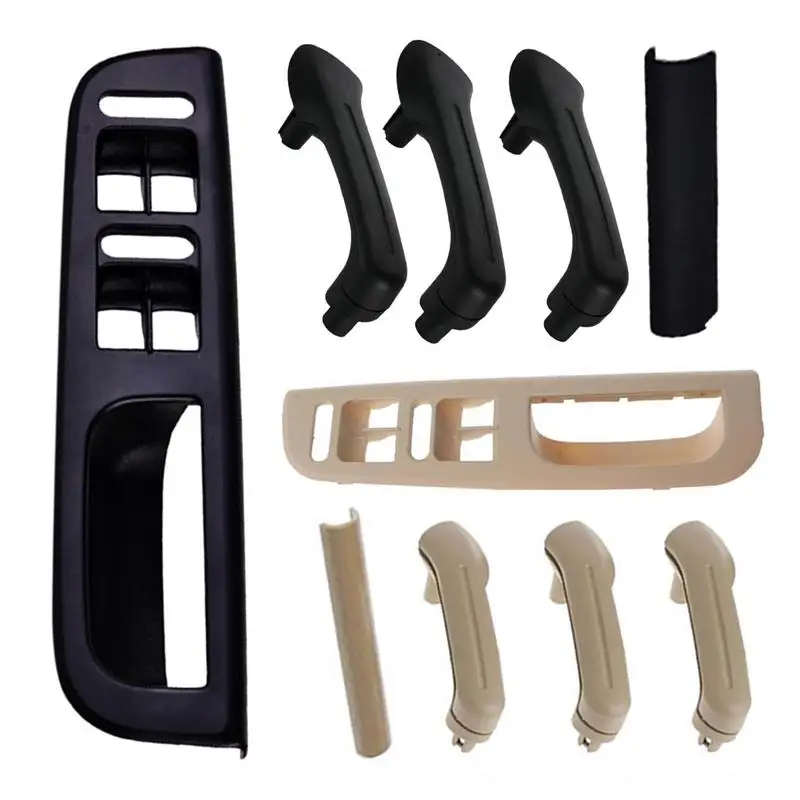 

5Pcs Interior Door Window Switch Panel Driver Side Armrest Pull Handle Cover Trim For Bora Golf 4 Accessories
