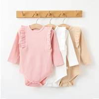2022 baby romper cotton baby girl clothes long sleeved baby clothing with handband spring summer ropa bebe 0 24m