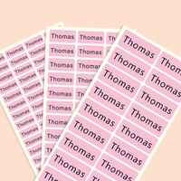 114pcs 3 size variety name tag sticker customize stickers waterproof personalized labels children school stationery office label