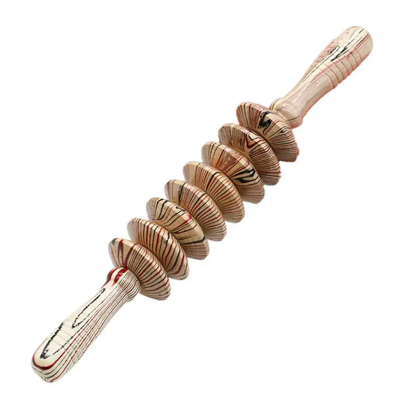 

Деревянный ролик для мышц, многофункциональный ролик для мышц, устройство для скульптурирования тела, инструмент для облегчения глубокого массажа тканей