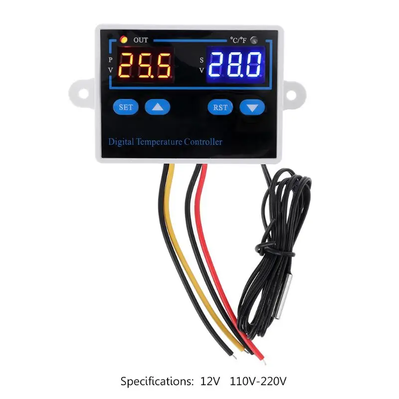

Probe Line 10A Digital Temperature Control LED Display and Centigrade Thermostat Instrument AC110-220V