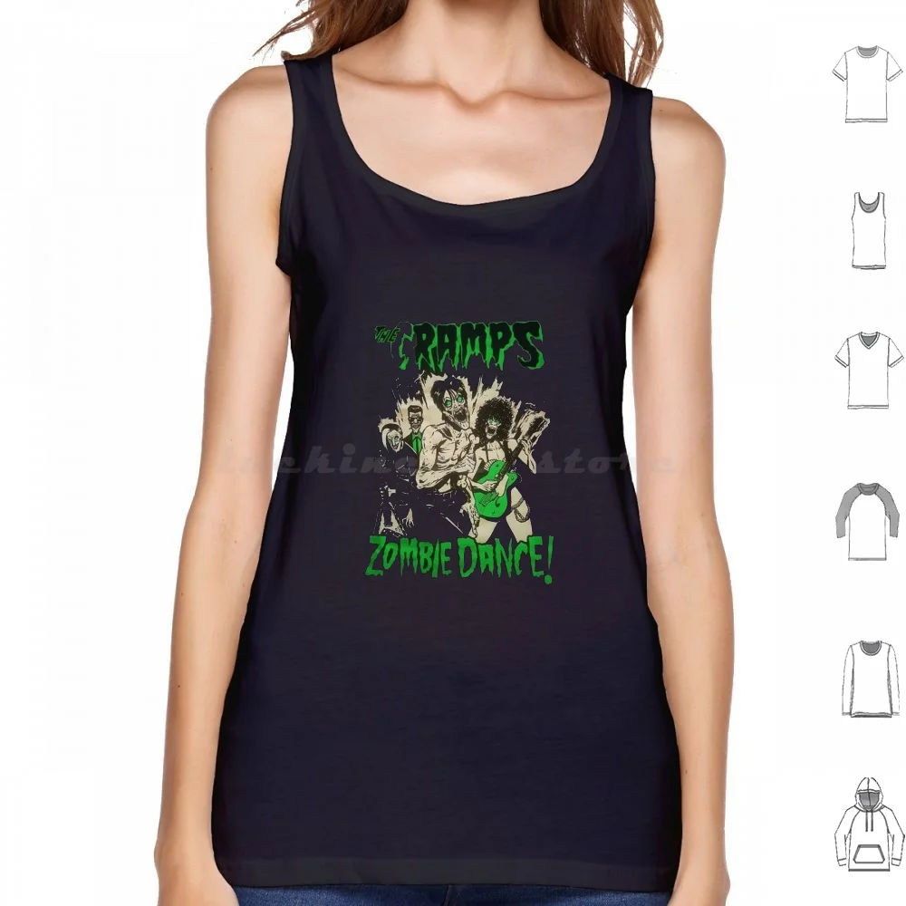 

New-The Cramps Zombie Dance Tank Tops Print Cotton The Cramps Band The Cramps Band The Cramps Band Best Seller