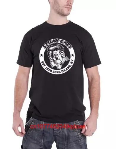 Футболка с изображением бродячих кошек Est 1979 длинным или коротким рукавом