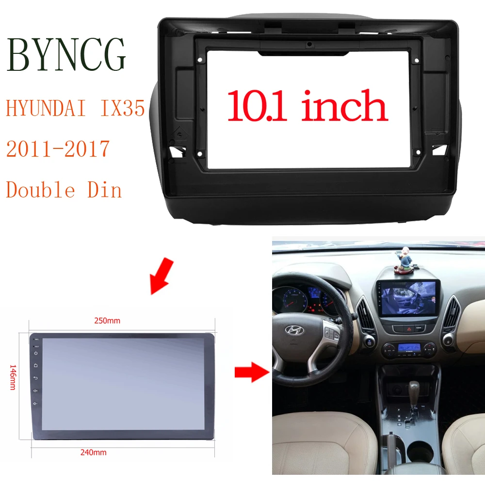 Радиоприемник для HYUNDAI TUCSON IX35 2010 10 1 дюйма стерео GPS DVD-плеер Установочная панель