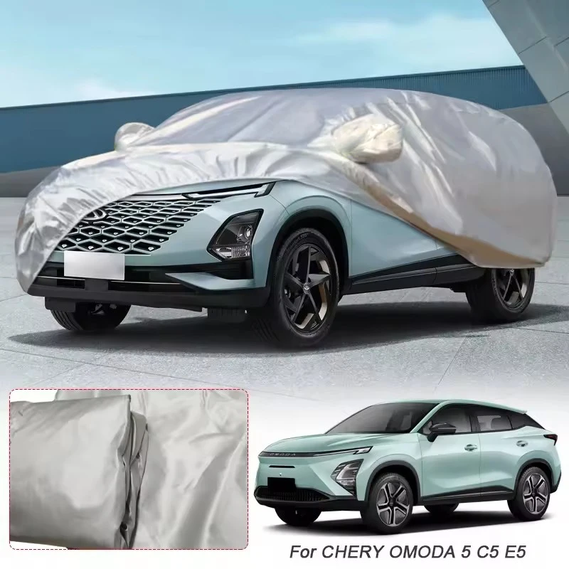 

Автомобильный чехол для CHERY ARRIZO 8, JAECOO J7, J8,omoda 5, TigGO 2,3,4 PRO, 7 PRO, 8 PRO,9, пыленепроницаемая, устойчивая к ультрафиолетовому излучению и водонепроницаемая автомобильная ткань