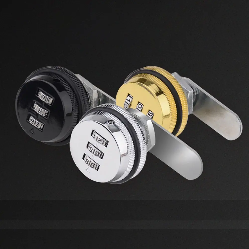

for Mailbox for Furniture Zinc Alloy Box Lock 20mm Smart Cam Code Lock Code Drawer Lock 3 Digit Combination Password