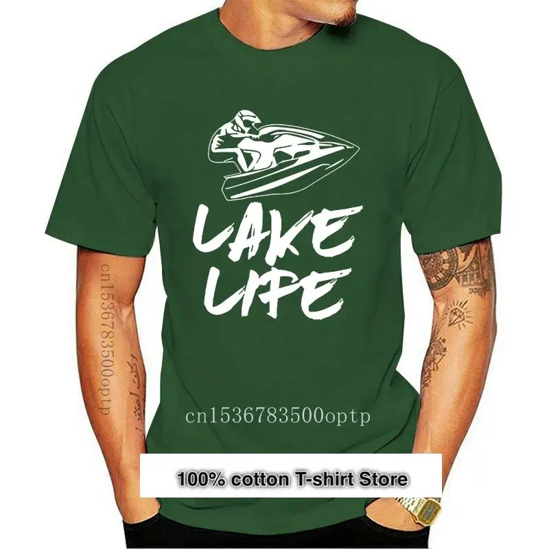 

Camiseta de JET Skiings LAKE LIFE para hombre, ropa de alta calidad, divertidas, con estampado interesante, Unisex, nueva