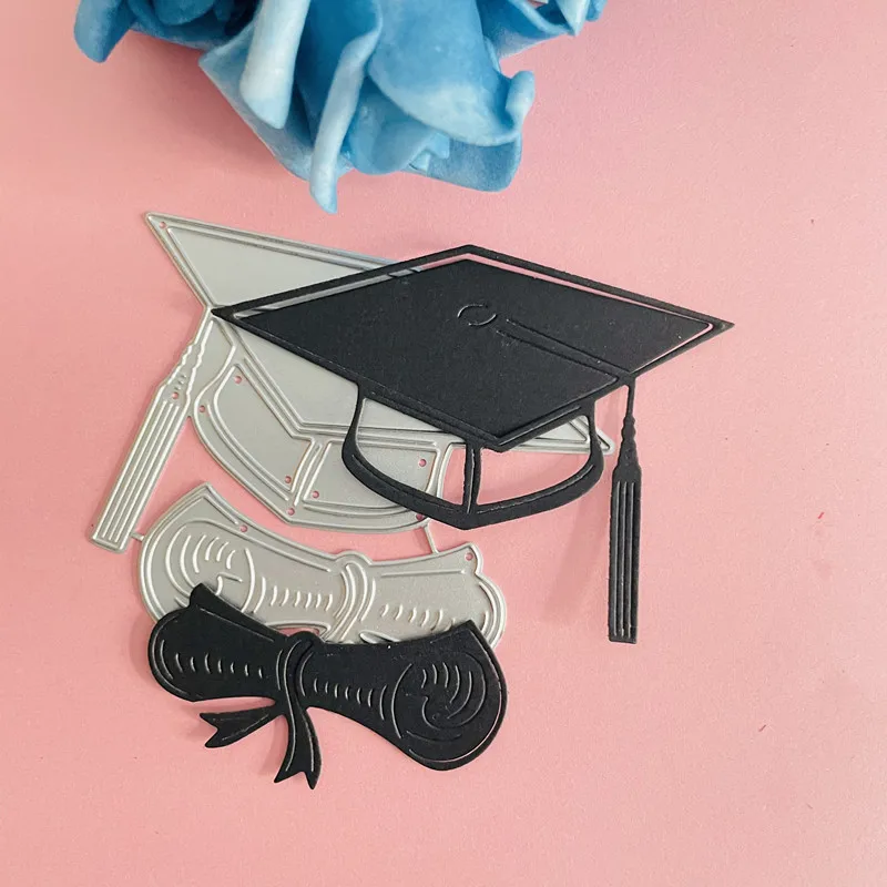 Милый головной убор для выпускного скрапбукинг штамп резки металла сделай сам