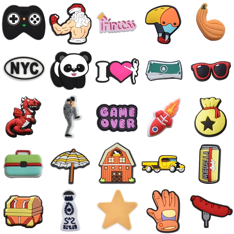 

Gifts Women Charm Shoes Accessories Para Pins Packs Decorations for Crocs Shoe Charms Kids Girl Boy Set Jeans Men Wholesale Bulk