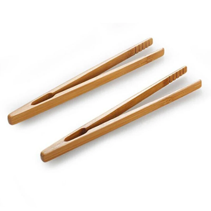 

Bamboo Food Tongs Kitchen Utensils Buffet Cooking Tools Anti Heat Bread Clip Pastry Clamp Barbecue Kitchen Tongs