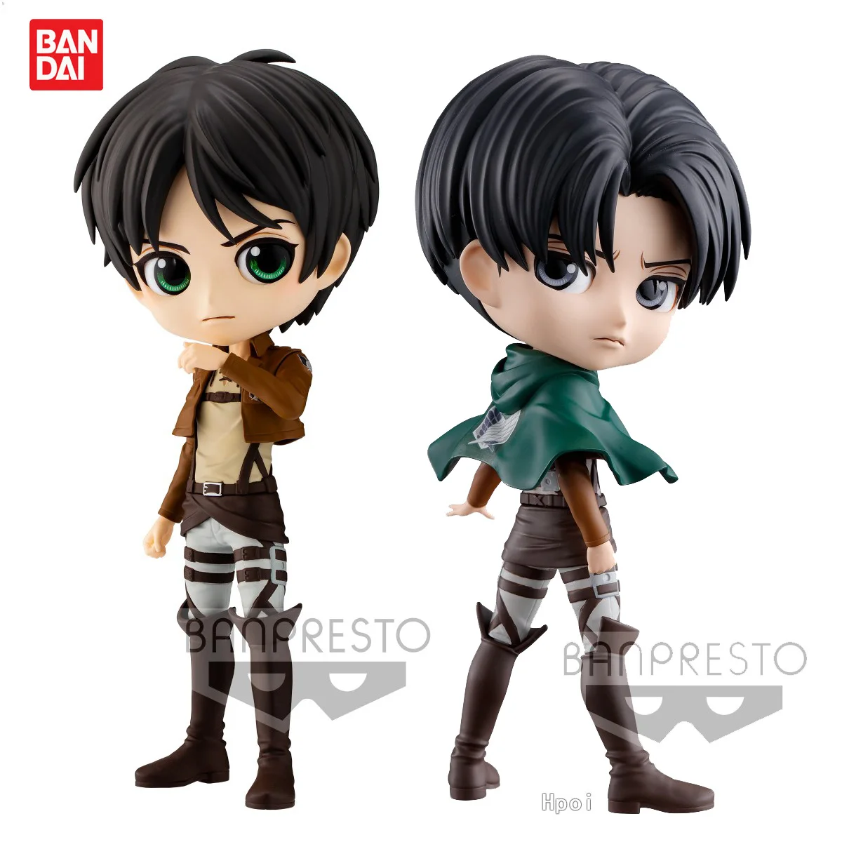 

Anime Figure Attack On Titan Levi Ackerman Eren Yeager Action Figures Q Version Hand Made Toys Kawaii Model Ornaments Gifts