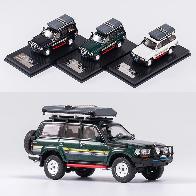 

KENGFAI 1/64 Land Cruiser LC80 литые игрушечные модели подарки для мальчиков и девочек