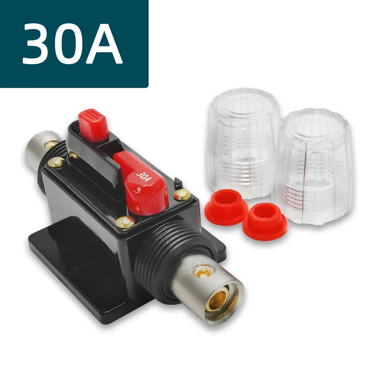 

Самовосстанавливающийся автоматический выключатель для лодки, предохранитель для грузовика, 12 В, 24 В, 20 А до 150 А, защита от короткого замыкания, водонепроницаемый предохранитель