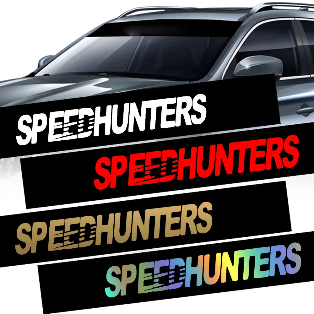 

Модные автомобильные наклейки, фраза "Speed hunter", виниловые наклейки на переднее лобовое стекло