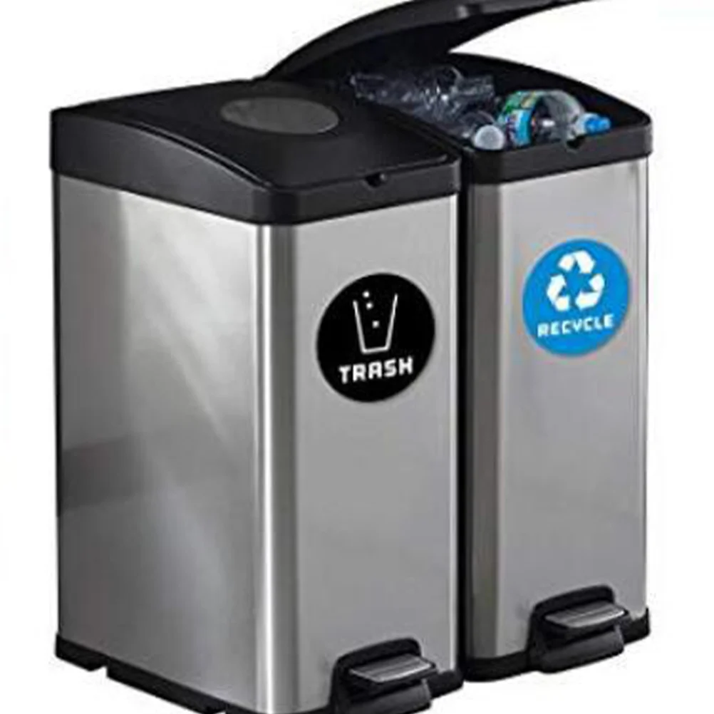 12 шт. наклейки для сортировки мусора переработка мусорного бака этикетка