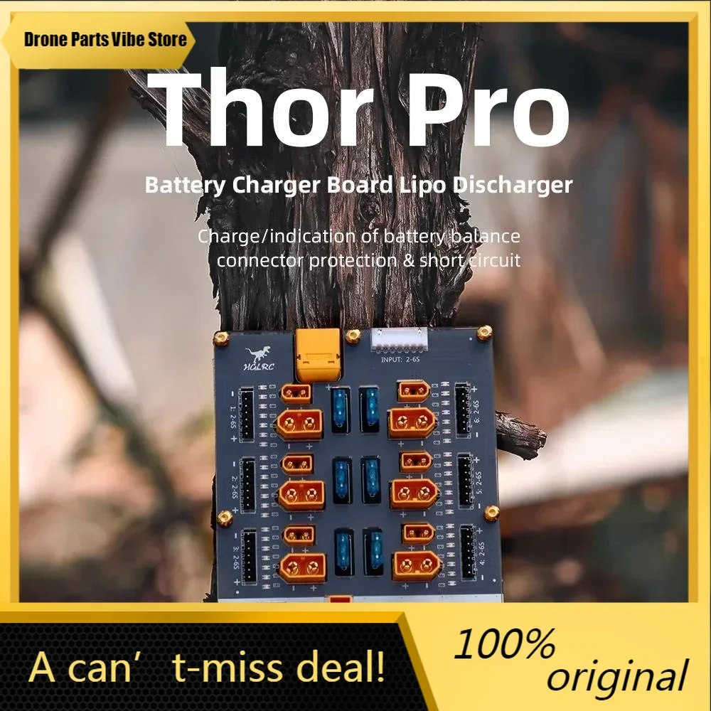 Фото Плата зарядного устройства FyHGLRC Thor 6 Pro для LiPo аккумуляторов, 40А, с разъемами XT60/XT30, 2-6S, с функцией разрядки, для IMAX B6, ISDT Q6, Nano, HOTA D6 Pro №1