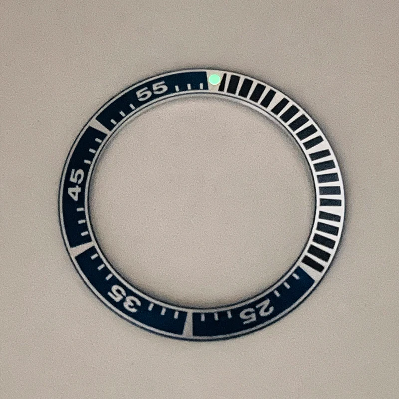 41mm Metal Alloy Watch Bezel Insert Ring Inner Diameter 32mm Fit Seiko Prospex Series New Samurai Men's Watch Cases Repair Parts