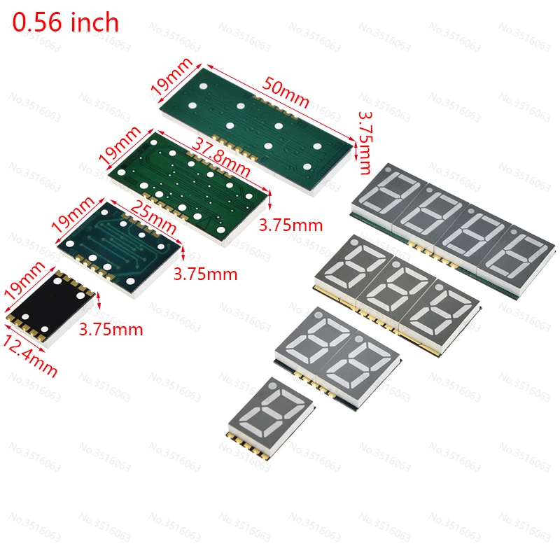 

SMD цифровые светодиодные дисплеи ALINSIN 5 шт.