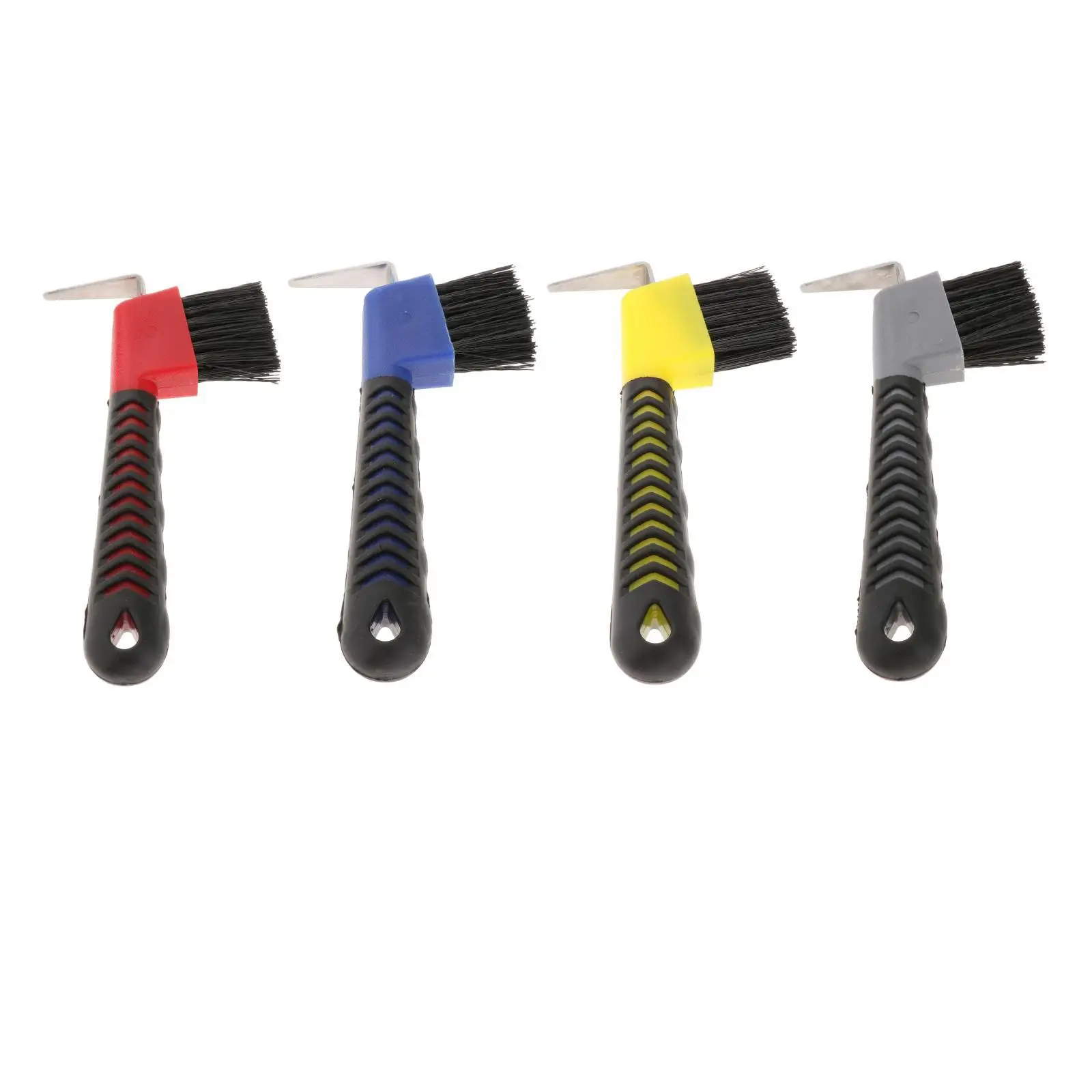 

2 in 1 Horse Hoof Pick Brush Grooming Tool Equestrian Soft Grip Horse Hoof Care Hoofpick for Shoes Horses Accessories Supplies