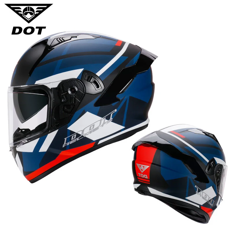 Suitable for helmets, motorcycles, full helmet, anti fog, full cover racing cars, motorcycles, cool personality enlarge