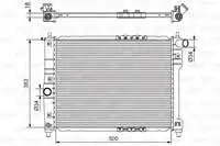 

701544 for engine water radiator NUBIRA manual