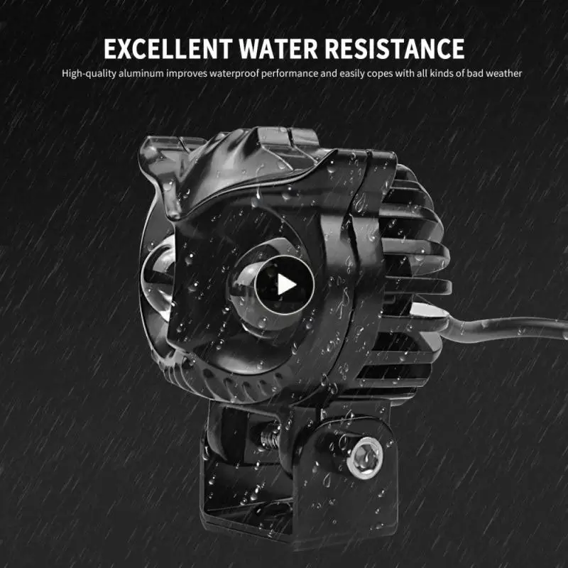 

Dc12-85v Owl Motorcycle Lamp Waterproof Led Double Light Universal Double Bulb Owl Auxiliary Spotlight Car Accessories