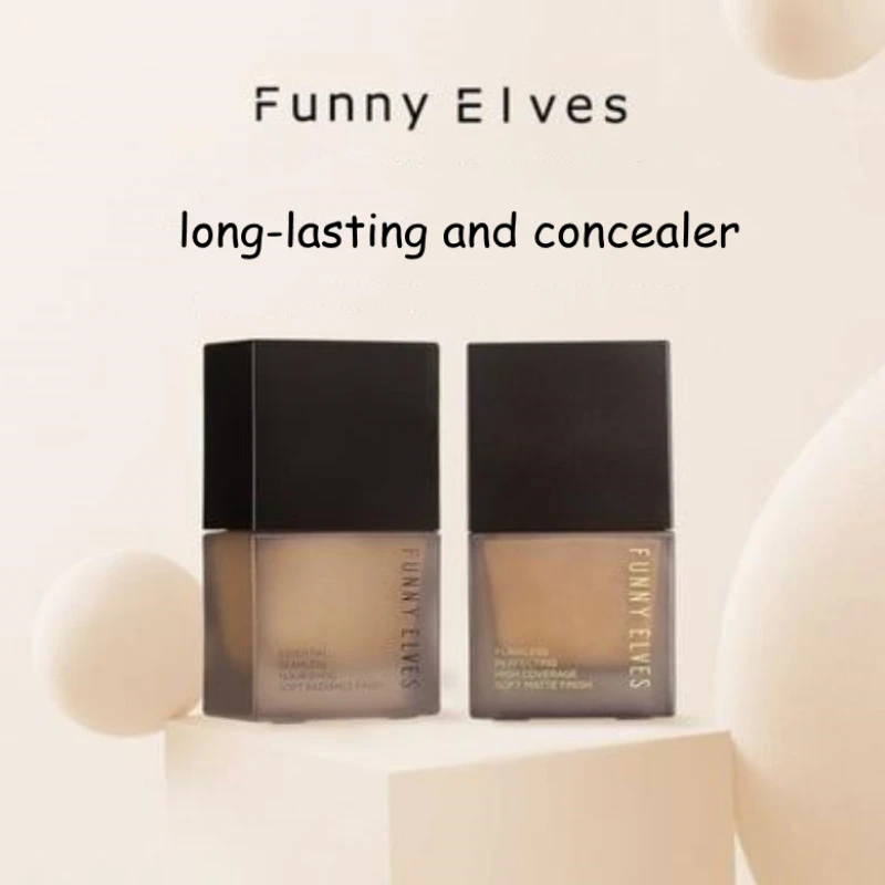 

Funnyelves Essential Seamless Nourishing Soft Radiance Finish/Flawless Perfecting High Coverage Soft Matte Foundation Cosmetic