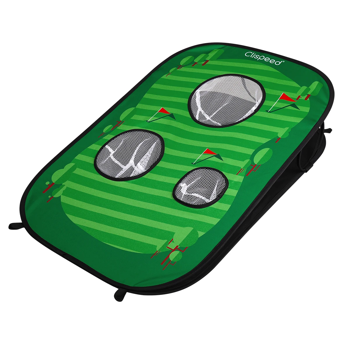 

Clispeed Foldable Chipping Net Cornhole Game Set Golfing Target Net Target Accessories And Backyard Practice Swing Game