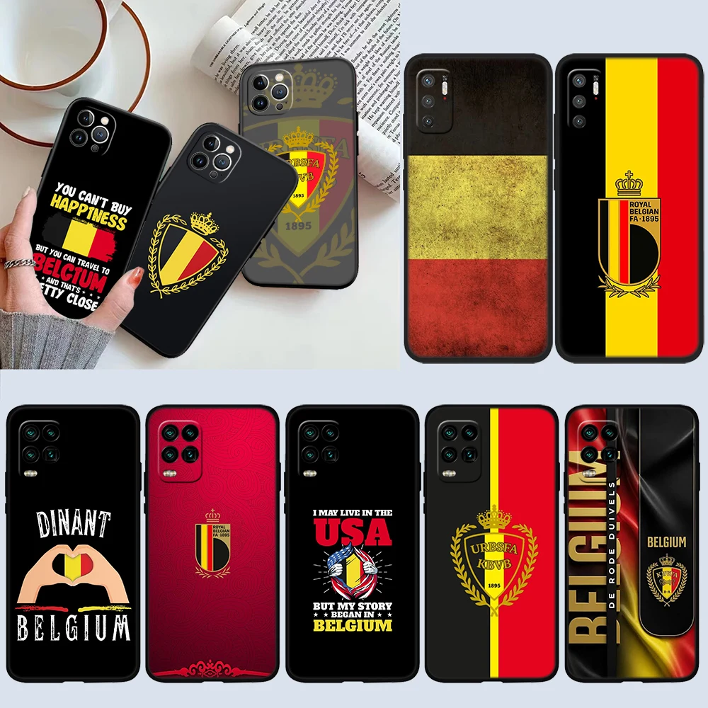 Фото Чехол для телефона с флагом Бельгии HY4 для Samsung Galaxy A11 A12 A13 A15 A52S A53 A55 A56 A70 A71 A72 A73 F06 F16 F56 S10 Plus S10e №2