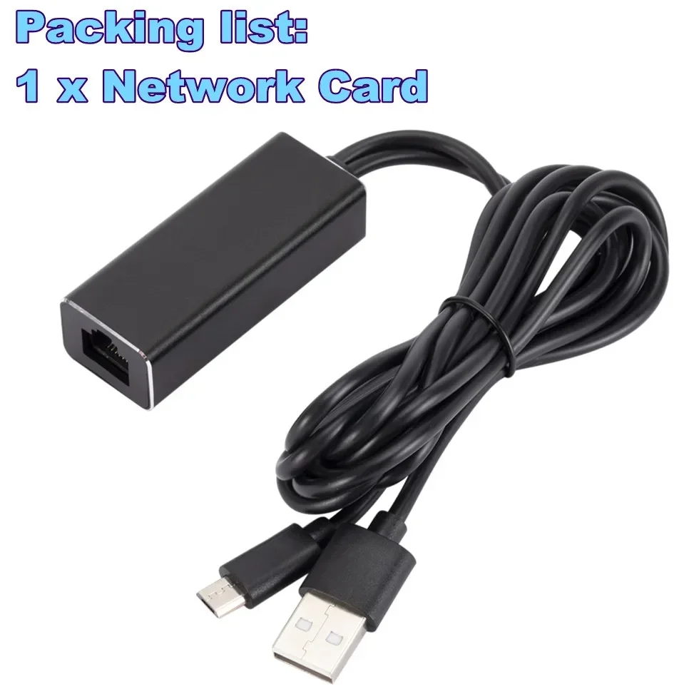 Адаптер Ethernet с USB 2 0 MICRO на сетевую карту адаптер 100 Мб для Fire TV Stick ТВ-карта без