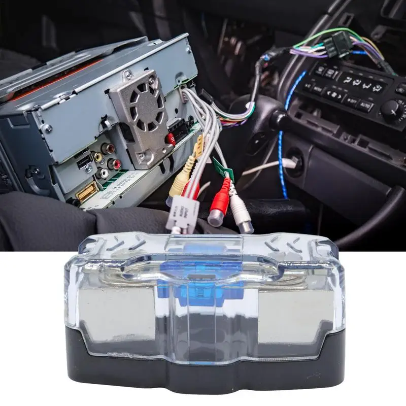 

Fuse Block Bus Waterproof Fuse Box With LED Indicator Compatible With Autos With Negative Bus & Interior Protection Cover