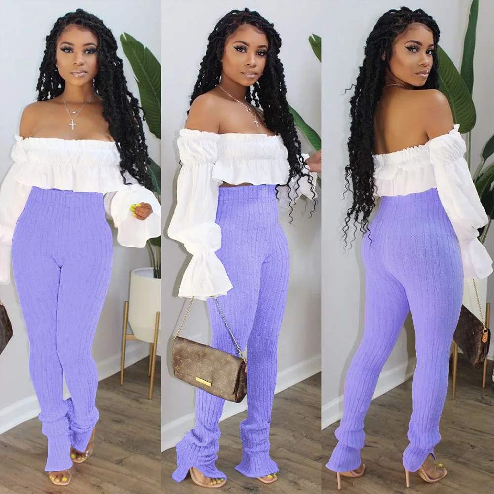 

Осенне-зимние модные облегающие брюки-карандаш, женские небольшие брюки из ткани с резьбой и разрезом