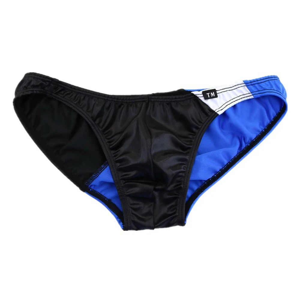 

Men Ice Silk Underwear Fashionable Lingerie Elastic Soft Thong Breathable Briefs Ultra-Thin Underpants Low Waist Panties