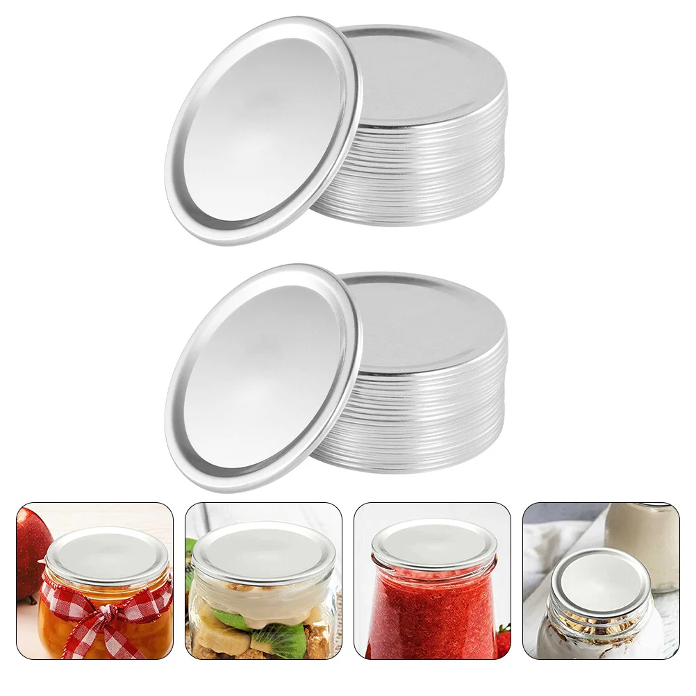 

Lids Canning Caps Jar Mason Storage Mouth Jars Rings Wide Type Cover Sealing Flat Airtight Lid Seal Secure Tank Covers Mug