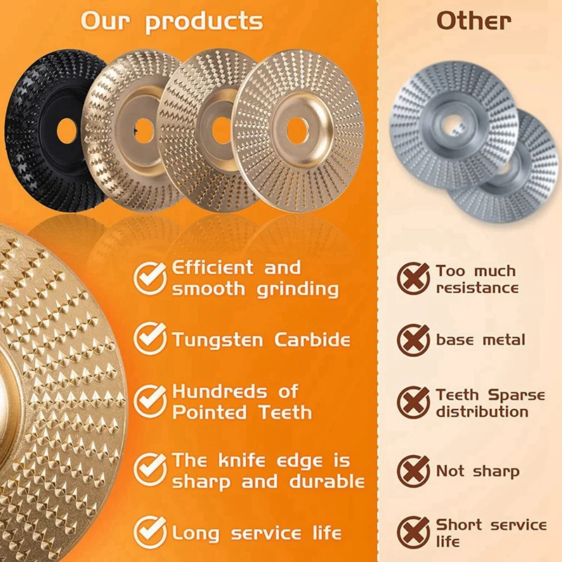 4 шт. набор дисков для резьбы по дереву