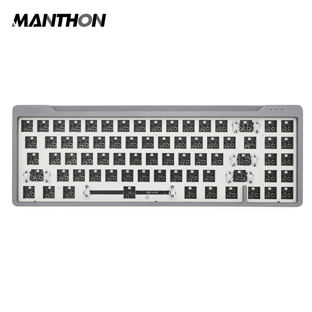 

Newest Aluminium PCB DIY RGB Metal Case 65% Size Hot Swappable 71 Keys Mechanical Keyboard Kit