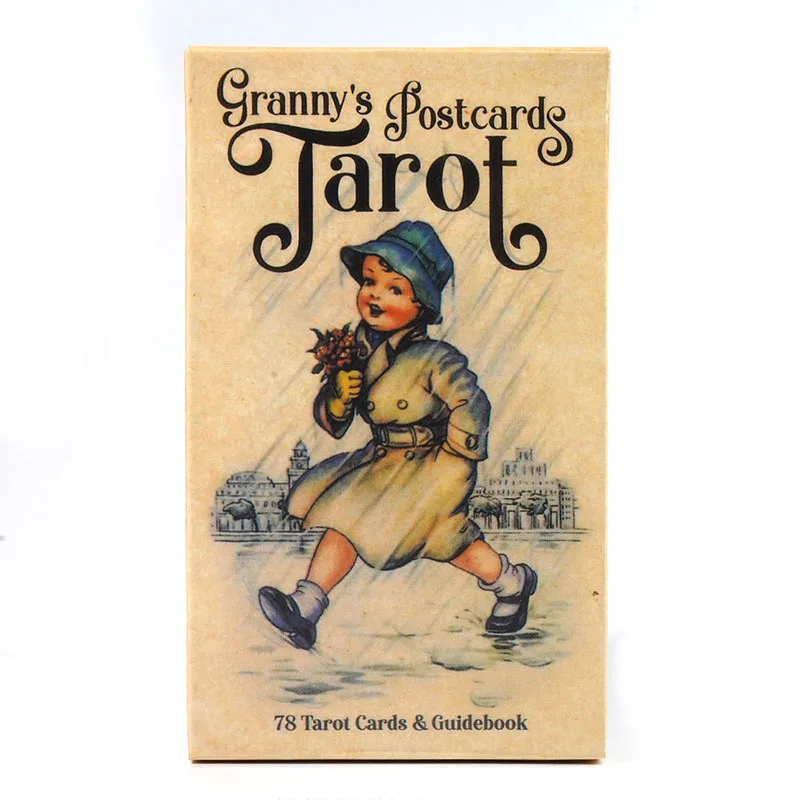 

New Grandma's Postcards Tarot Card Strategy Reasoning Family Gathering Entertainment Games Board Game Cards Открытка от бабушки