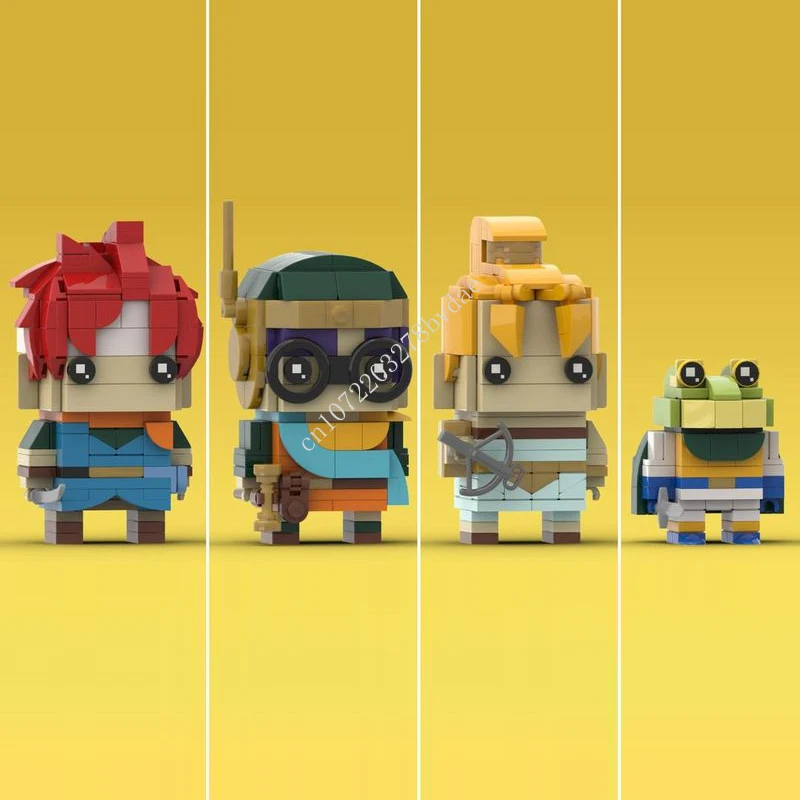 

MOC Classic Role Playing Game Figures Lucca,Marle,Frog Brickheadz Collection Building Blocks Model Toys Sets Kids Holiday Gifts