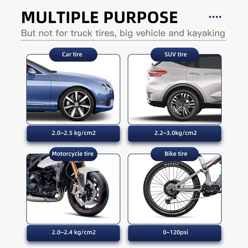 YANTU 150 фунтов на квадратный дюйм портативный электрический воздушный компрессор