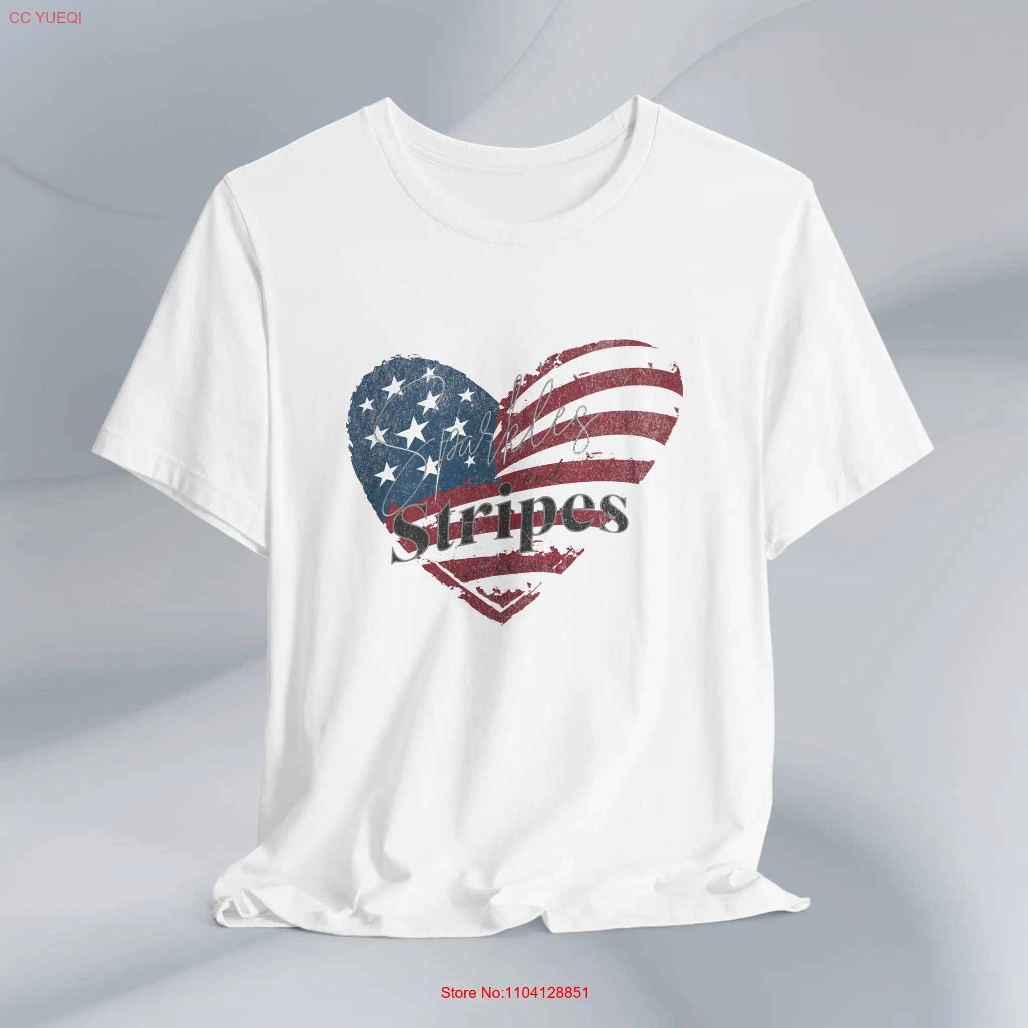 Футболка 4 июля патриотическая четвертая красная белая синяя топ на День