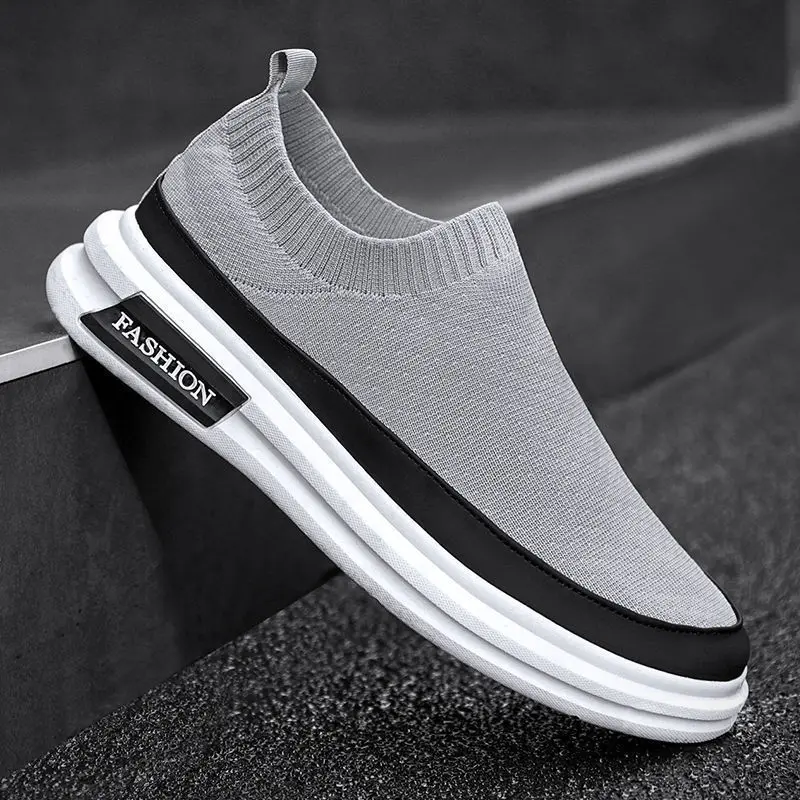 

Summer Slip on Men's Casual Shoes Breathable Men Walking Shoes Lightweight Mesh Sneakers Male Flat Running Shoe Zapatos Hombre