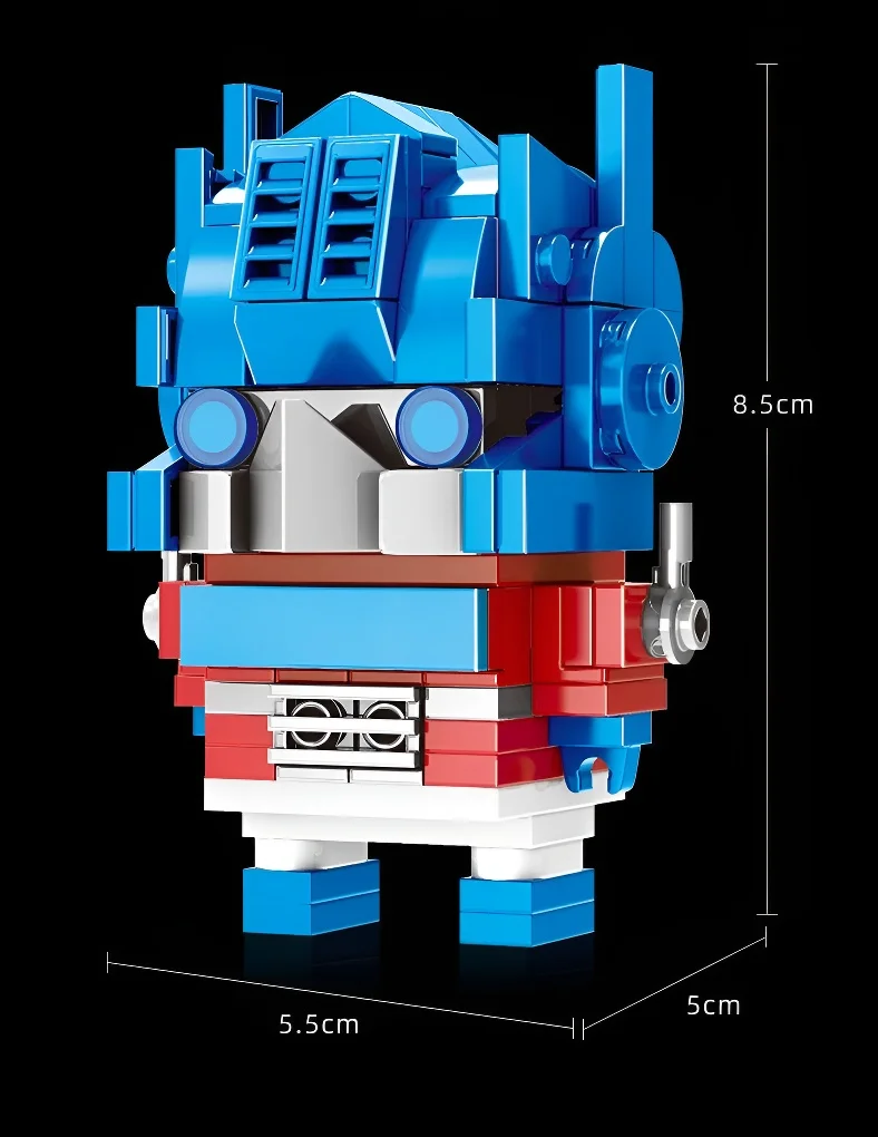 Фото Строительные блоки Transformers Lega Optimus Prima, игрушки из кирпичиков Бамблби, модель робота Hasbro Cybertron для детей, подарки на день рождения №2
