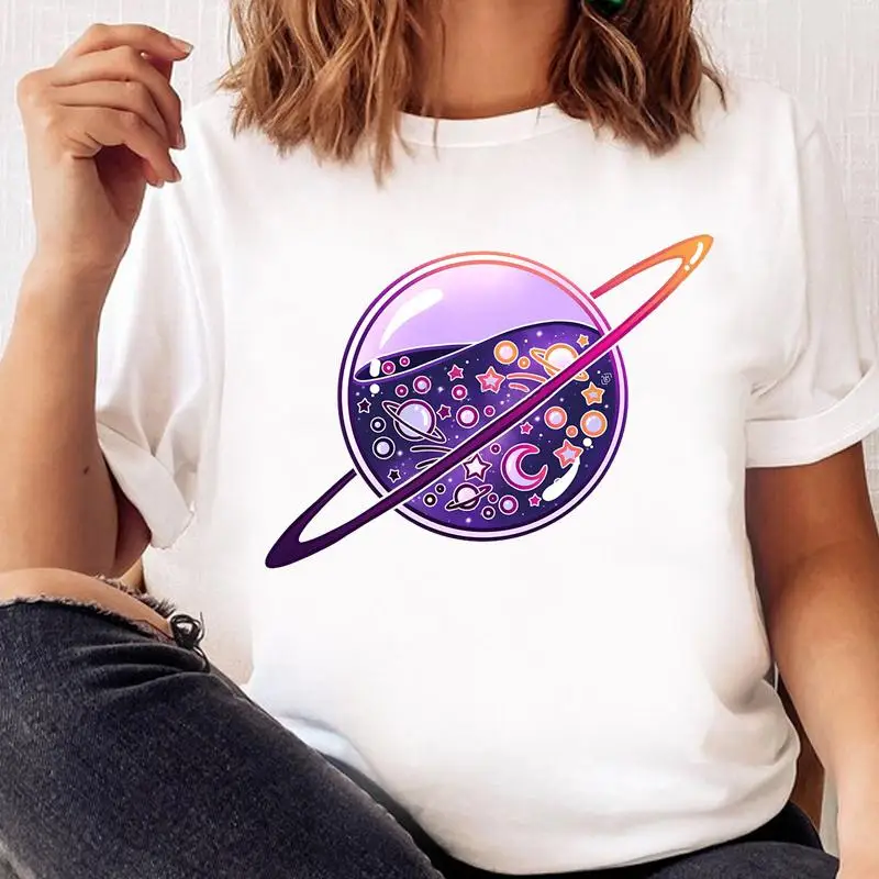 

Женская футболка с принтом 90-х годов, модная Милая футболка с коротким рукавом и графическим принтом, Осенний Топ, женская одежда