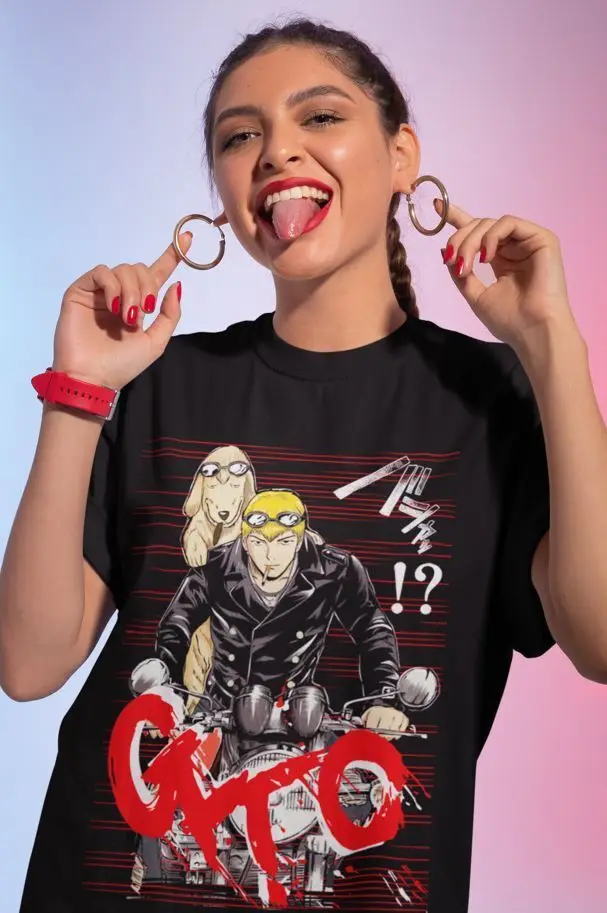 gto Новая черная рубашка Great Teacher Onizuka аниме Япония eikichi onizuka